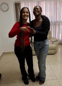 Jane Mwikali's two sisters 